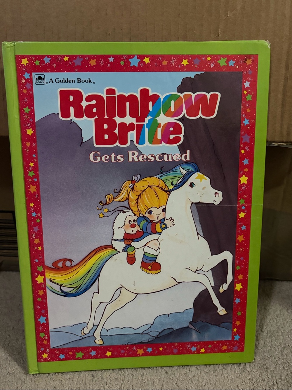 Rainbow brite vintage board storybook
